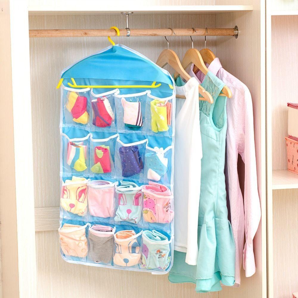 16 Grids Hanging Bag Multifunctional Storage Rack High Quality Wall-Mount Bags