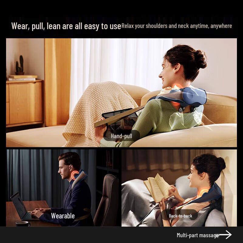 SKG Neck and Body Massager with Heat and Kneading