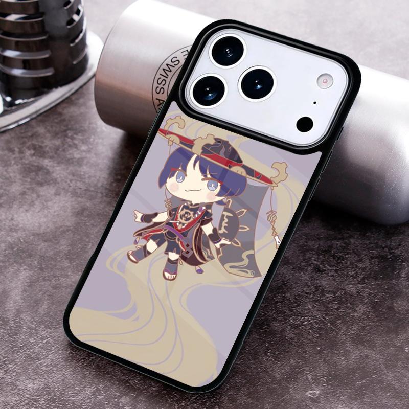 Scaramouche Genshin Impact Phone Case For iPhone 17,16e,15,14,13,12,11,Mini,Pro,MAX soft Silicone Cover