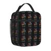 Bestselling Father Of Dogs Canvas Texture Insulated Food Bag Daily Outdoor Bento Bag