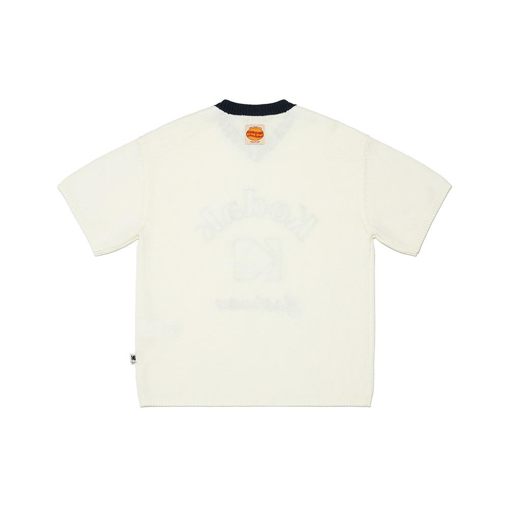 Kodak Recipe Short Sleeve Knit T-Shirt Ivory