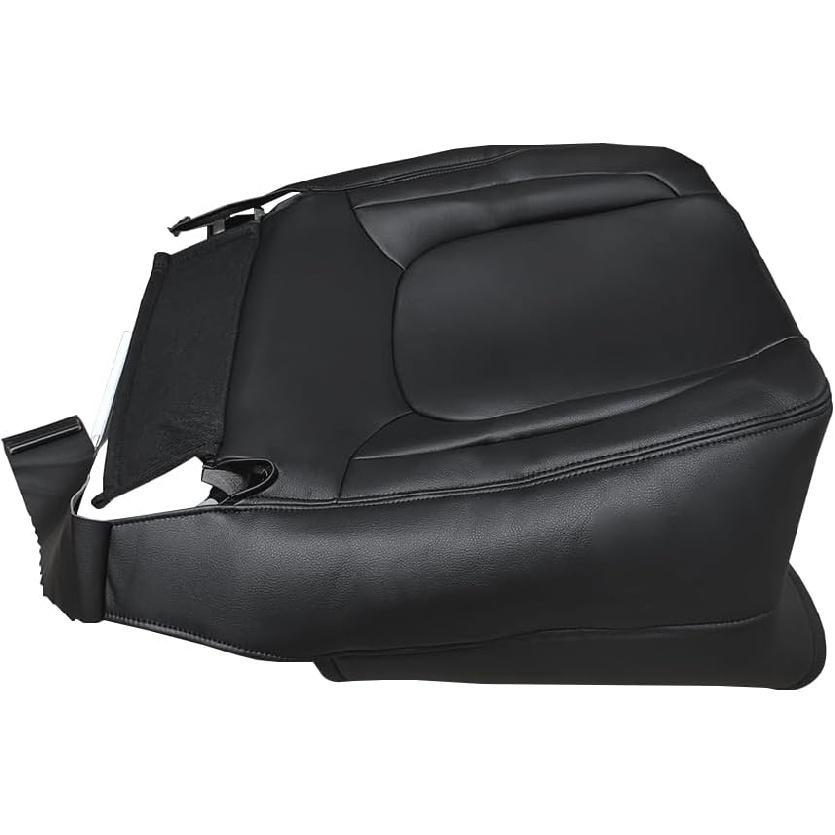 Passenger Side Bottom Replacement Leather Seat Cover Black Compatible with Dodge Ram 1500 2500 3500 SLT 2003 2004 2005