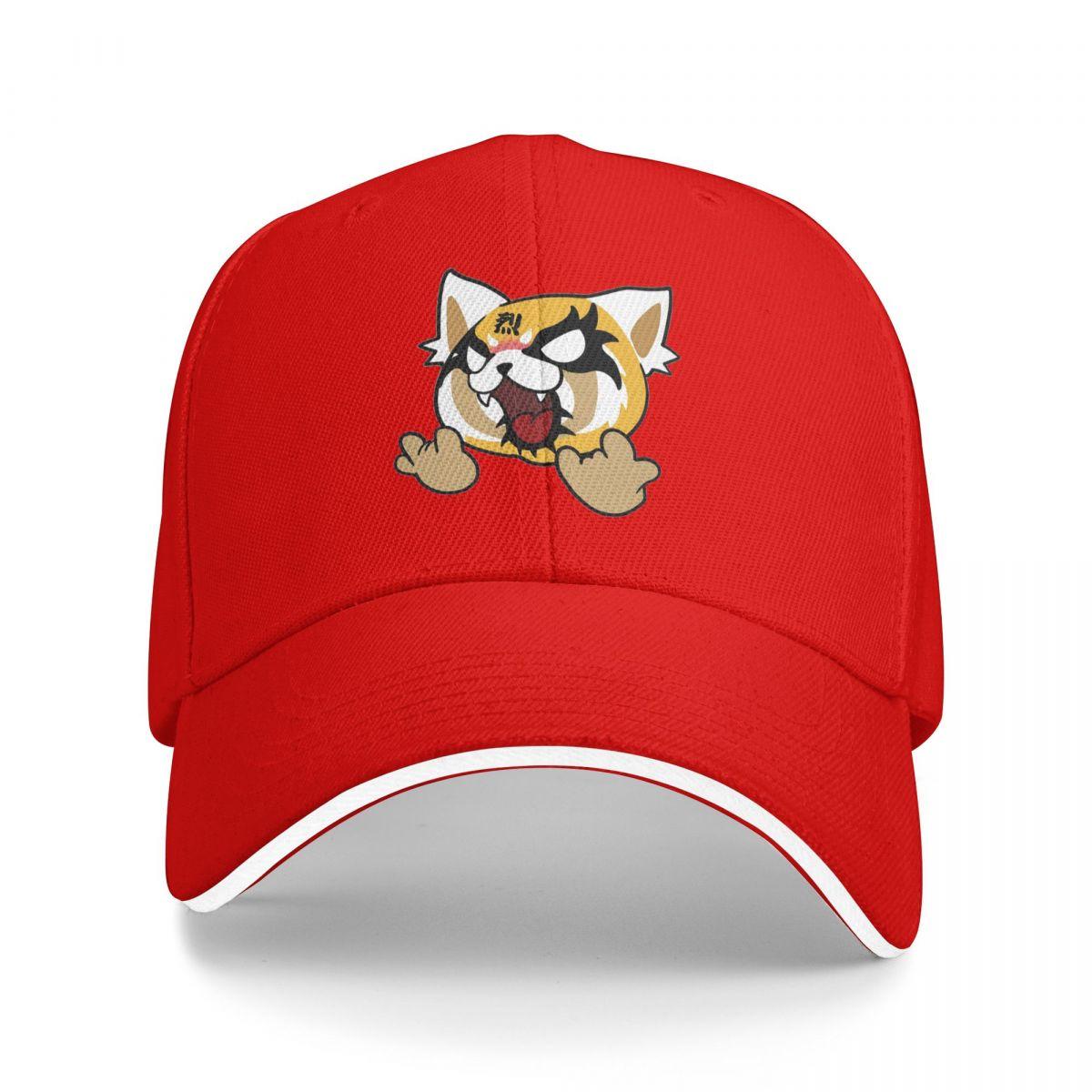 Baseball Hats Death Metal Aggretsuko Aggressive Retsuko Outdoor Streetwear Summer Sports Baseball Caps Hiphop Cap Casquette Hats One Size