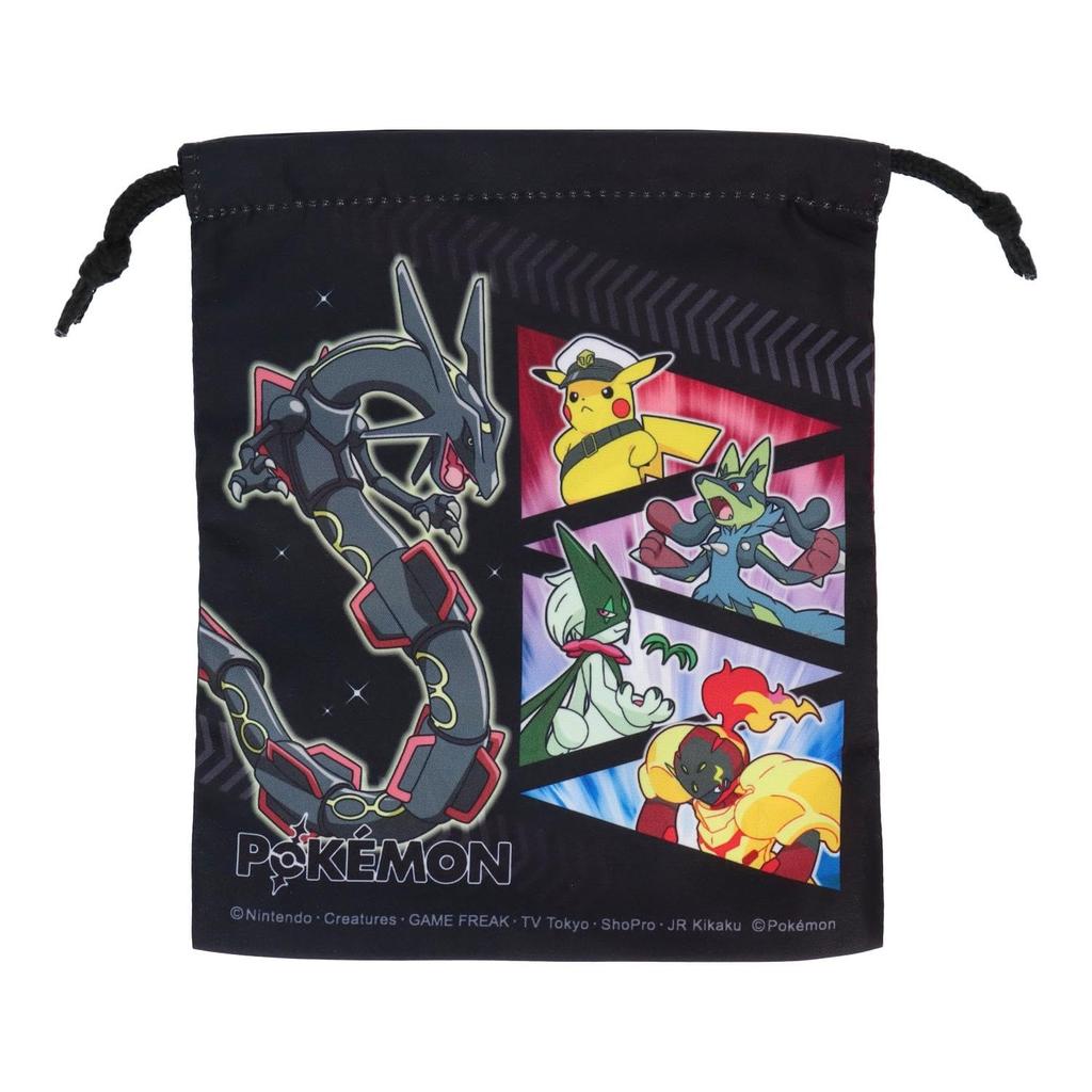 Drawstring Bag S LPK7950 Collection [Pokémon] Black/Pokémon