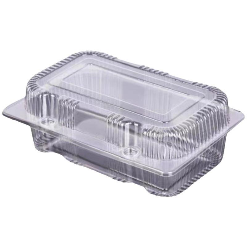 Eco-Friendly Transparent Pastry Box - Round Cat Head & Rectangular Cake Design