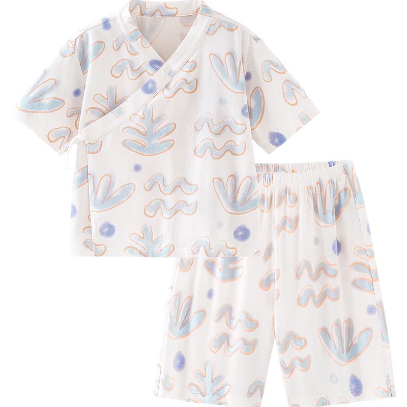 minibala Kids Bamboo Cotton Vest & Shorts Pajama Set 110