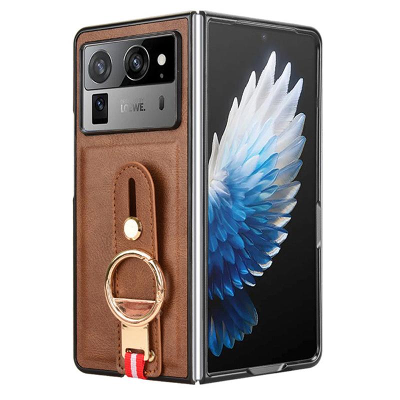 Handyhülle für Tecno Phantom V Fold2/Phantom V Fold mit Handschlaufe, stoßfeste Stoßstange, Schutzhülle