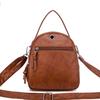 Multi-Functial Soft PU Leather Small Shoulder Bag For Women Vintage Fashi Crossbody Bag Female Purse Cell phe Handbag
