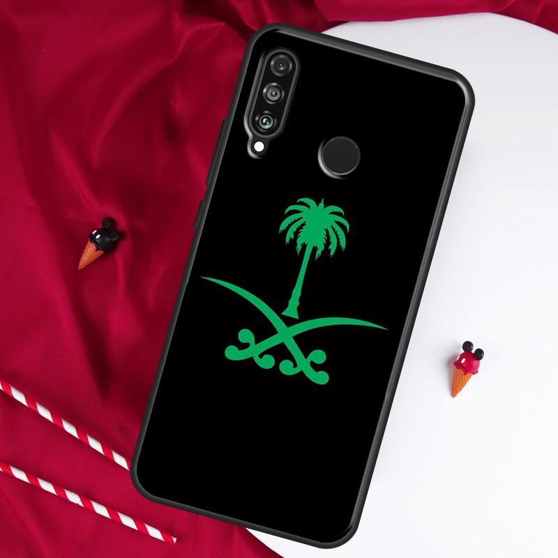 Saudi Arabia Flag For Huawei Nova 9 SE 10 5T Y90 Y70 Y60 Y61 Y91 Y72 12i 12s 11i P60 Pro P20 P30 P40 Lite Case