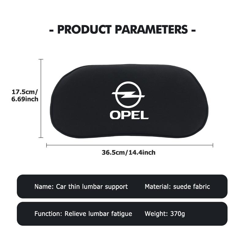 For Opel InsigniaCar Seat Pillow Waist Protection Cushion Soft Lumbar Support For Opel Corsa Astra H G J Insignia Vectra Zafira Meriva
