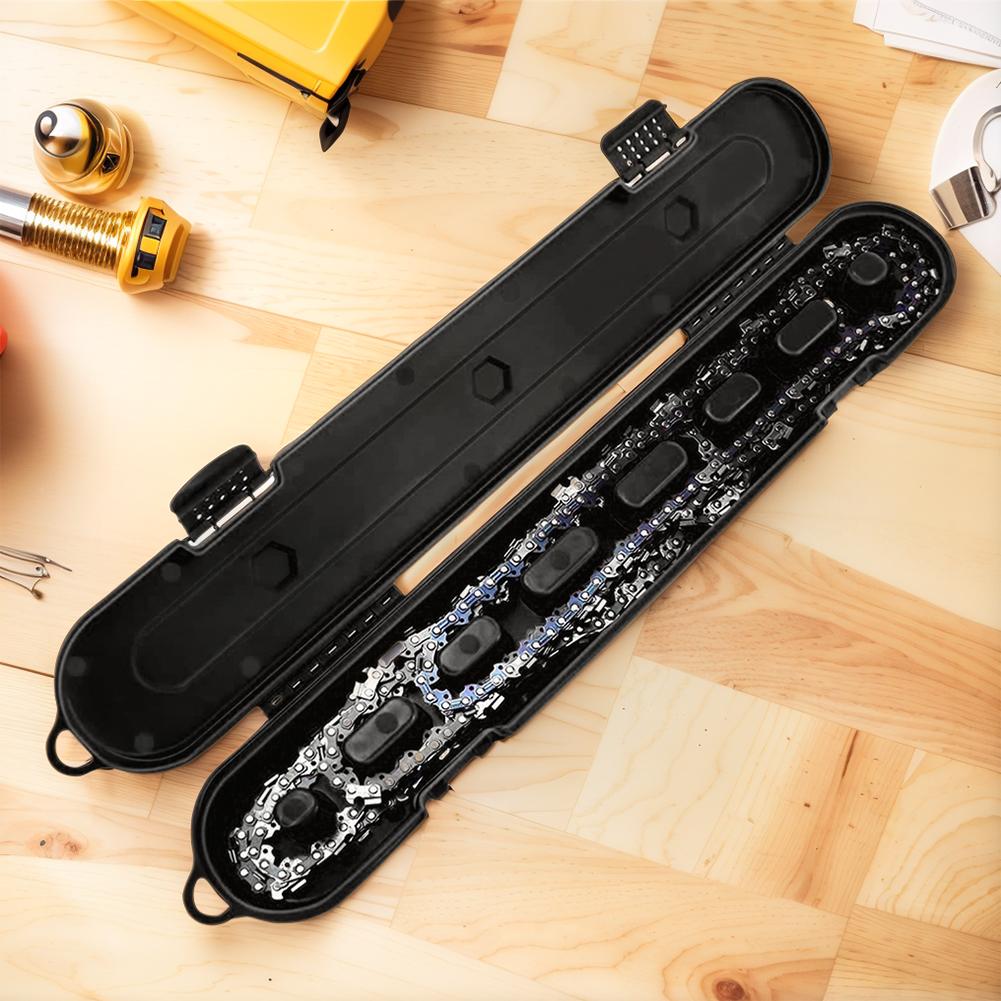 Chainsaw Chain Storage Box Universal Chainsaw Chain Organizer Portable Chainsaw Chain Carry Case Chainsaw Organizer Tools