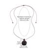 1PC Flask Pendant Parties Wooden Fashion Long Necklace Daily Wear Jewelry for Women Elegant Adjustable Vintage Ethnic