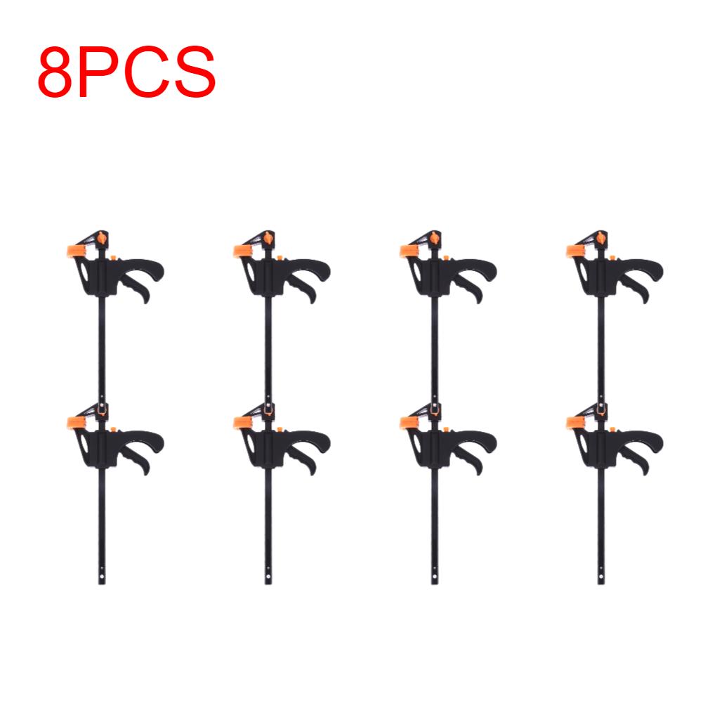4 Inch Wood Clamp F Type Woodworking Work Bar Clamp Clip F Clamp Ratchet Release Sergeants for Carpentry Tool DIY Hand Tools