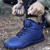 Unisex High-top Snow Boots Plush Hiking Sports Shoes Warm Winter Sneakers Non-slip Outdoor Walking Boots