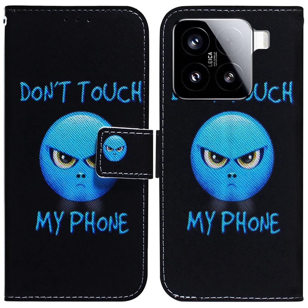 Für Xiaomi 15 Brieftasche Hülle Musterdruck Leder Handyhülle