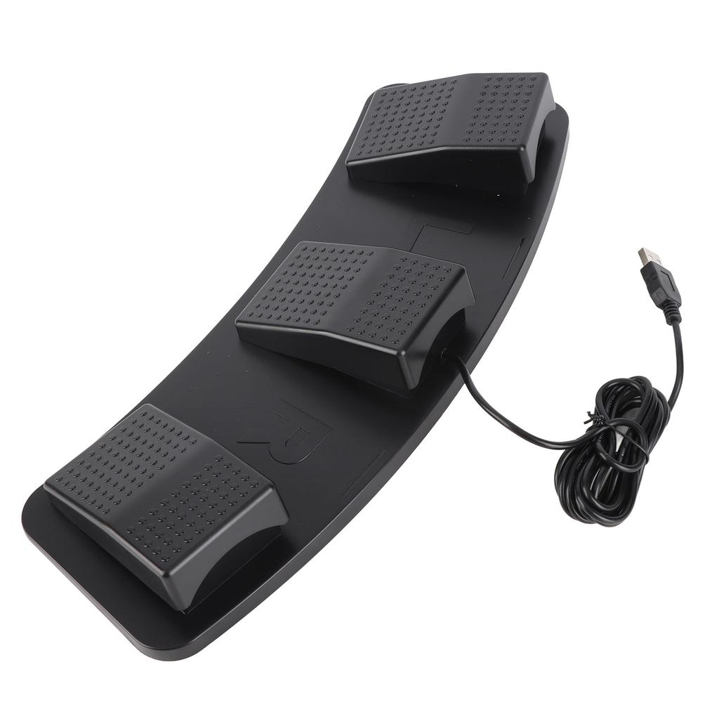 Fußschalter mit USB-Schnittstellenkabel 3-Positionen-Elektropedalschalter Computeranschlussteil