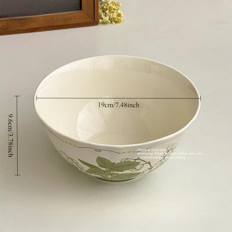 1PC Plates Bowls Tableware Sets New Ceramic Plates Afternoon Tea Desserts Dessert Plates Tableware Household Items