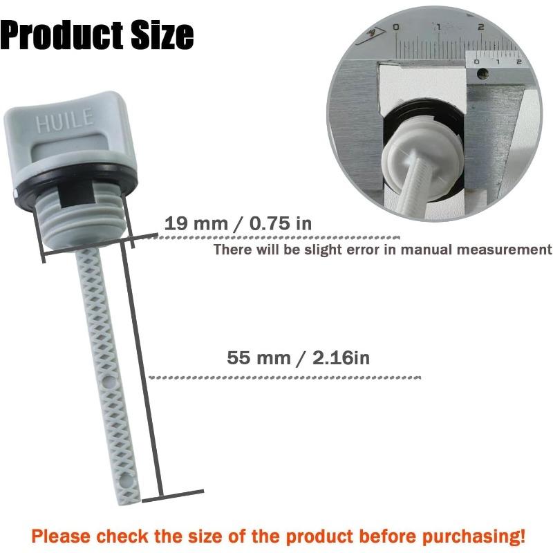 Oil Filler Cap Assembly 15600-Z7E-000 Compatible with Honda GX390 Oil Dipstick GX270 GX340 Engine Oil Filler Parts