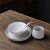 Ceramic Cup Rice Bowl Set, One Person Food, Japanese-Style Household Tableware, Plates, Dishes, Dishes, Retro Western Tableware