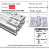Hochleistungsscharniere aus Zinklegierung für Aluminiumprofiltüren (20/30/40/45)