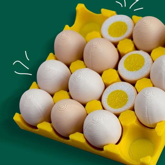 Umbra Studio 3D Egg Holder Refrigerator Magnet, Farmhouse Tray Fridge Home Office Kitchen Locker Decorative Accessories
