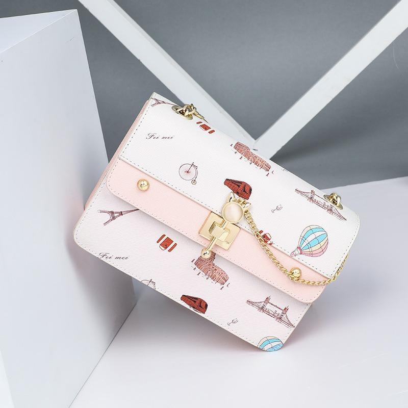 Bags New niche bags Women's bags Crossbody bags Chain bags Underarm bags Summer versatile light luxury small square bags Luggage