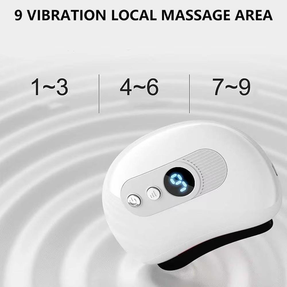 Large LCD Screen Electric Scraping Board Relieve Fatigue Gua Sha Massager Facial Lifting