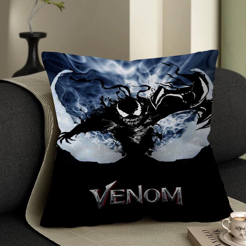 Superhero Movie V-Venom Personalized Pillow Cover Kids Bedroom Wild Party Decor Pillowcase Kid Birthday Shower Gift