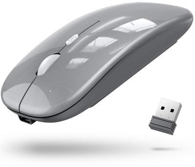 Für 2025 Kabellose Bluetooth Optische Ideal für DPI Kompatibel mit und PC [Neu & Ultraslim] Maus, Leise, Typ-C, Wiederaufladbar, Hochpräzise, Klein,