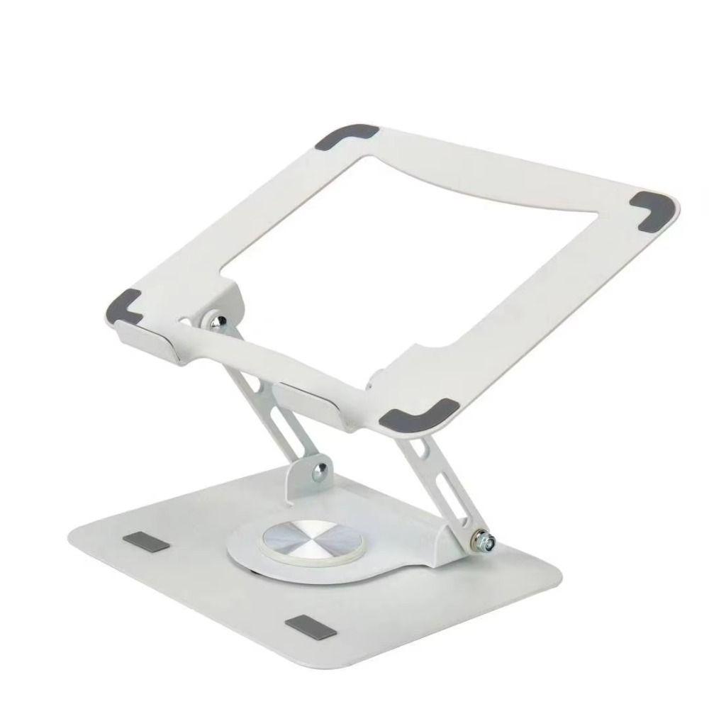 Adjustable Tablet Holder 360 Rotating Base Computer Riser Multi-Functional Laptop Bracket for Desk