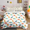 Cartoon Dinosaur Bedding Set Kids Multiple Sizes Kid'S And Adults' Bedroom Exquisite 3Pc Bedding Set, Gift