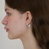 Rose With Dew - Earring 04