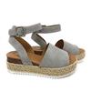 Thick-soled Sandals Sponge Thick-soled Buckle Wedge Heel Beach Sandals Women's Casual Shoes