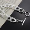 Original 925 Sterling Silver Sanding Chain For Women Hot Top Quality Charms Bracelets Bangles Jewelry Jewellery Argent 925