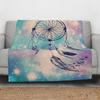 Colorful Dreamcatcher Bohemian Super Soft Fleece Throw Blanket Lightweight All Season Warm King Queen Size Blanket Lightweight