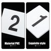 25Pcs Table Number Cards Tent Style Restaurant Table Number Holder Seating Reserved Cards for Banquets Events Weddings