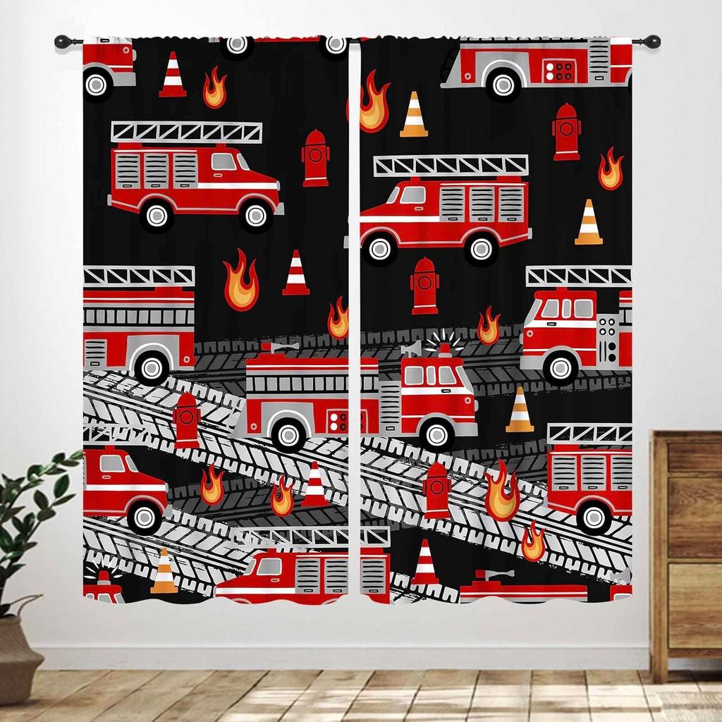 Boys Dinosaur Curtains,Cartoon Colorful Safari Animal Navy Blue Drapes Treatments For Boys Girls Children Nursery Living Room