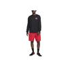 Nike Sb Gedrucktes Muster Rundhals Lässiges Langarm-T-Shirt Herren Tops Schwarz FQ3714-010