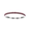 eManco European Zircon Ring: Titanium Steel Women's December Birthstone Rhinestone Finger Ring