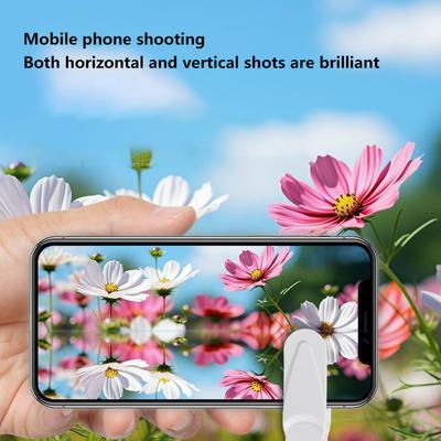 Cell Phone Camera Mirror Reflection Hd Lens Selfie Reflector Mirrors Shooting Universal Phone Reflection Clip Rear Outdoor Lens