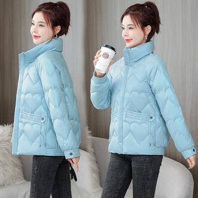 Rostro Luminoso Lavado Gratis Ropa de Algodón Mujer Corto Invierno Nuevo Edición Coreana Abrigo Pan Bolso Suelto de Algodón Abrigo Grande de Algodón Abrigo