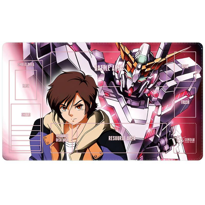 Diy Gundamed Amuro Ray Fllay Allster Card Battle Mat Single Player Board Game Card Battle Card Anime Card Gift Toys