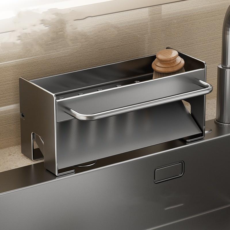 Suport pentru chiuvetă de bucătărie, suport pentru burete, scurgător de vase, organizator, accesorii de depozitare, raft de depozitare, organizator de vase, uscător de vase, raft pentru gadgeturi