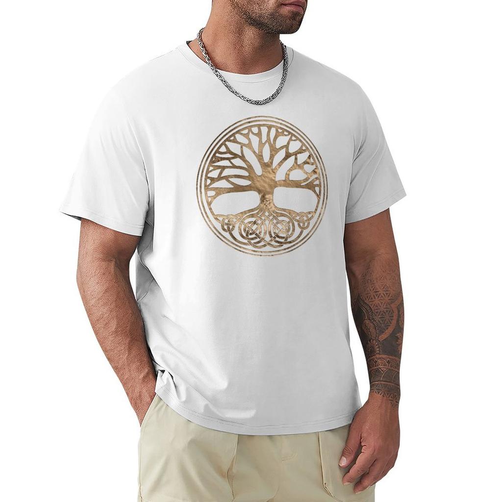 Tree of life Yggdrasil TShirt Anime tshirt Personalized tshirt heavyweights Blouse men graphic t shirts