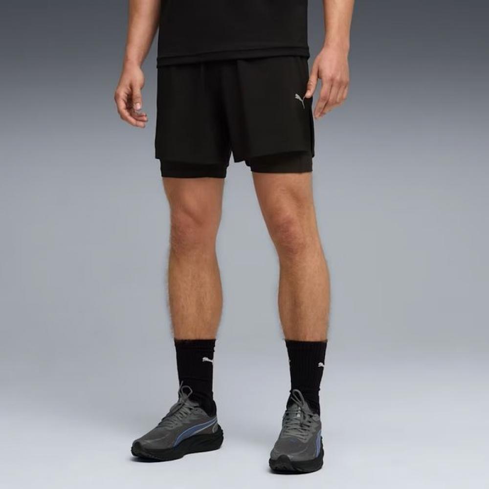 Puma Men S 5inch Drycel Dreamrun 2in1 ShortS 01 Puma Black/XL(105)