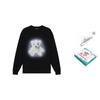WE11DONE Teddy Print Long Sleeve Top WD-TT2-25-775-U-BK
