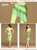 Belly Dance Waist Belt with Coins and Sequins - Gradient Hip Scarf with Long Tassels