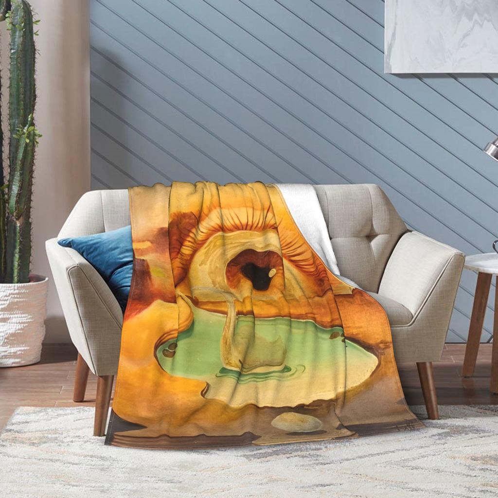 Salvador Dali Spanisches Öl Signiert Mode Decken Surrealistische Szene Fleece Überwurf Mode Decke Schlafzimmer Sofa Dekoration Dünne Tagesdecke Porta