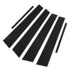 CHICIRIS Side Door Window Cover Trim, Post Pillar Trim (6 Pieces) for Dodge Charger 2011-20