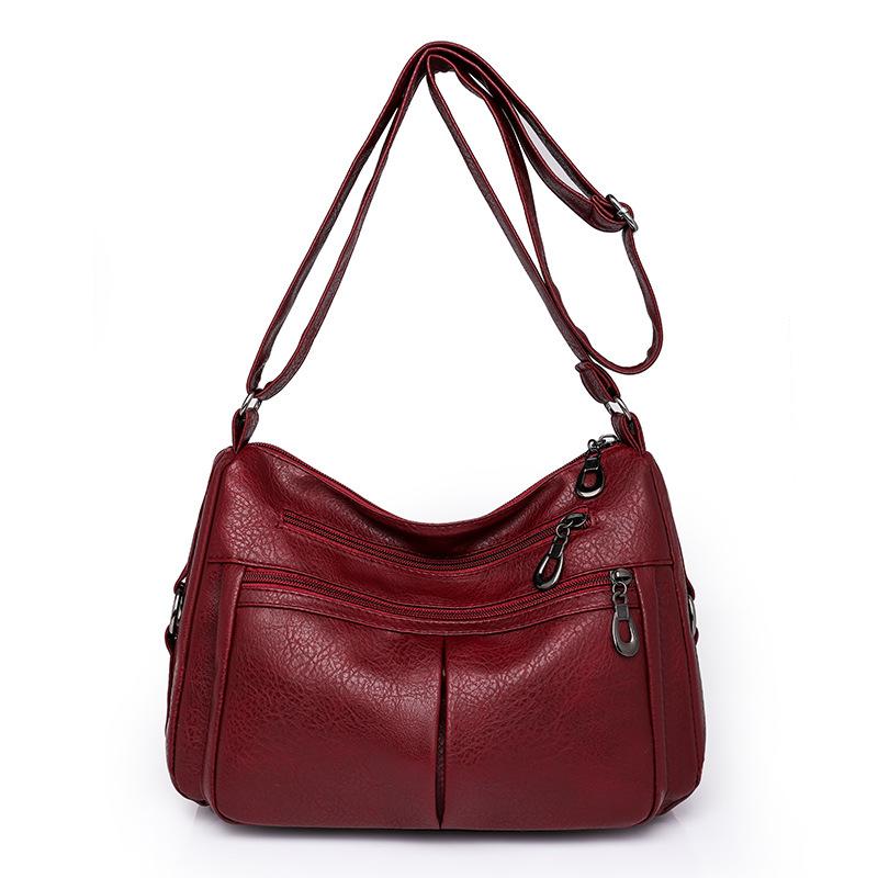 Large Capacity Women's Bag Single Shoulder Bag New Minimalist Multi Compartment Women's Bag Crossbody Bag